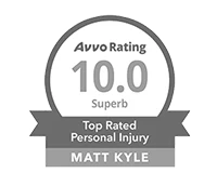 Matt Kyle - 10.0 Avvo Rating in personal injury law.